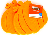 12 Felt Pumpkin