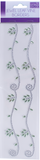 JEWEL LEAF VINE BORDERS - SILVER