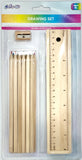 CFK-1266- 14 PC WOOD DRAWING SET-12 PCS PER CASE-$2.00/PC