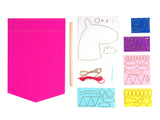CFK-1439- UNICORN DIY FELT BANNER KIT-12 PCS PER CASE-$1.50/PC