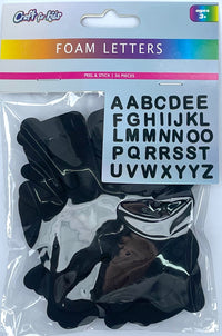 CFK-1578- 36 PIECES 2" FOAM  LETTERS STICKERS-24 PCS PER CASE - $0.75/PC