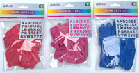 CFK-1579- 36 PIECES 2" FOAM  LETTERS STICKERS-24 PCS PER CASE - $0.75/PC