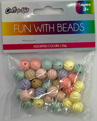 COLORFUL ROUND BEADS -$0.75