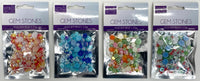CRAFT BOX- GEM STONES ASSORTMENT- 24 PCS