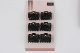 6 Pc Hair Claw 25Mm