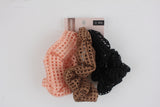 3 Pc Mesh Scrunchie
