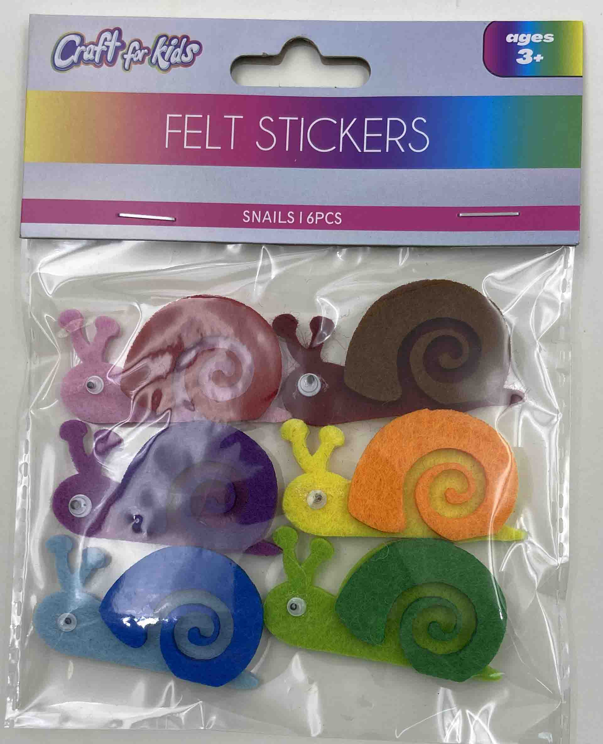 12 PCS FELT STICKERS - SHEEP