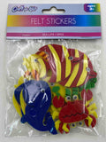 12 PCS FELT STICKERS - SEA LIFE