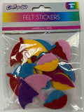 10 PCS 3D FELT STICKERS - UMBRELLA