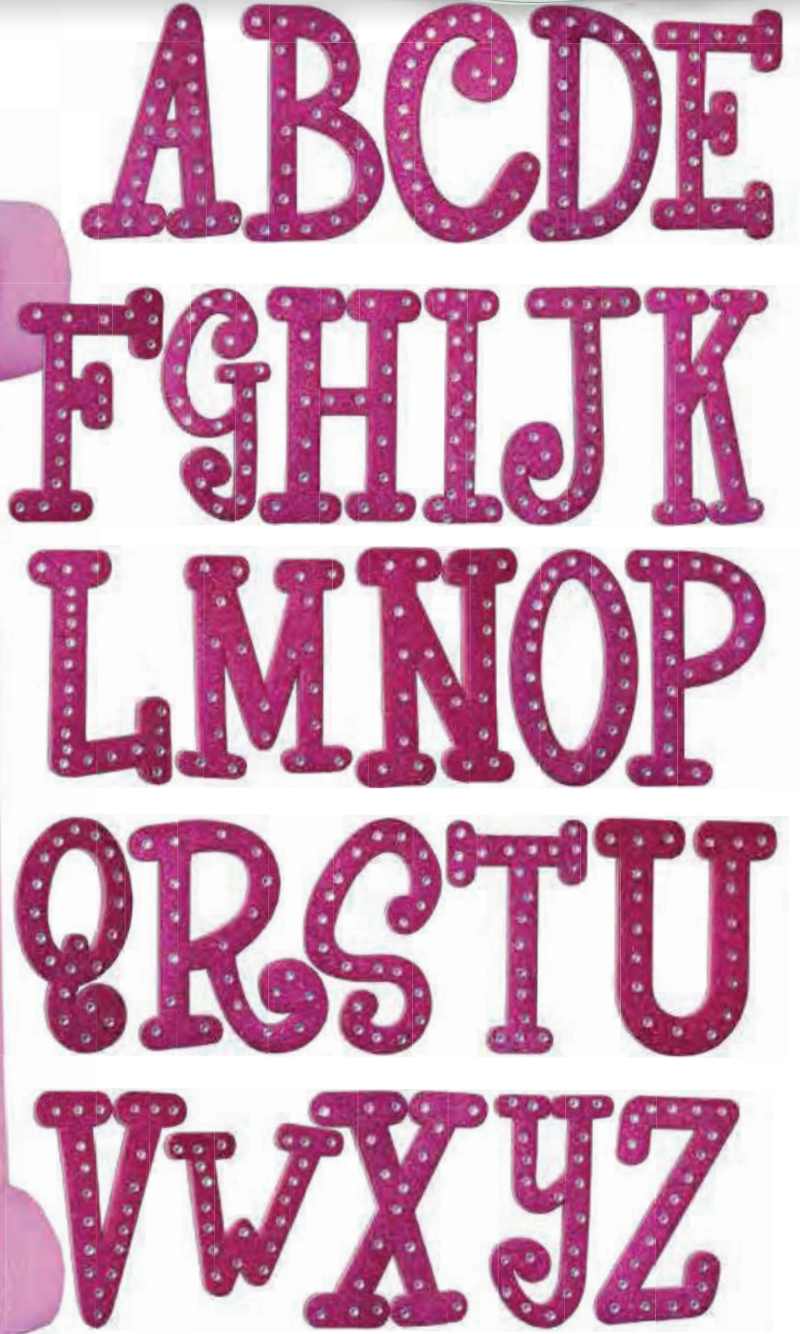Glitter Letter
