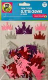Foam Stickers Glitter Crown 44 Pcs