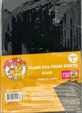 3 Plush Eva Foam Sheets 20X30X2Mm-White