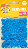 Assorted Size Sequins 18G-Blue