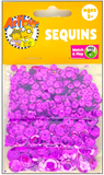 Assorted Size Sequins 18G-Pink