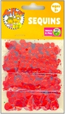 Assorted Size Sequins 18G-Red
