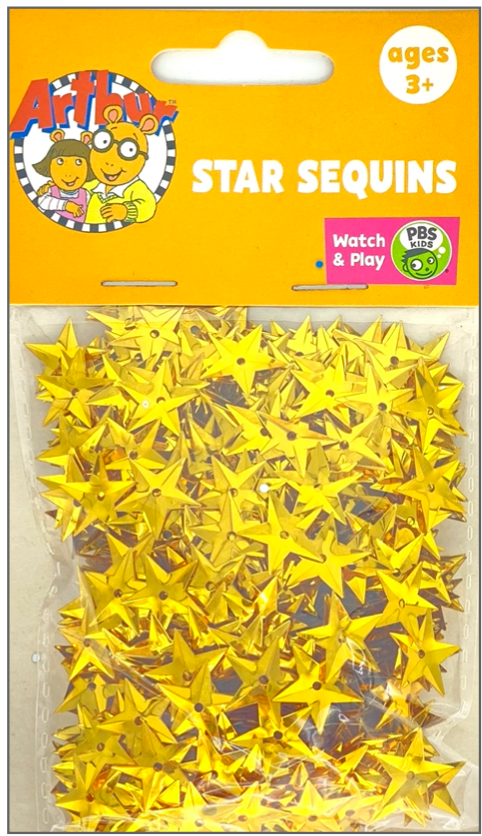 Star Sequins (15Mm) 18G-Gold