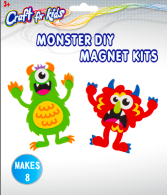 Monster Diy Magnet Kit-Makes 8