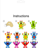 Monster Diy Magnet Kit-Makes 8