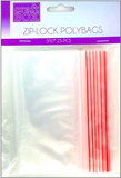 Zip-Lock Polybags 5" X 7"-25 Pcs