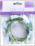 39 Inch Leaf Vine - Blue
