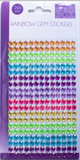Rainbow Gem Sticker 260 Pcs