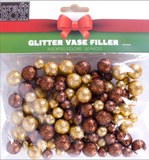 110 PC Glitter Vase Filler - Gold