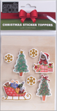Xmas Sticker Toppers - Luxe Christmas