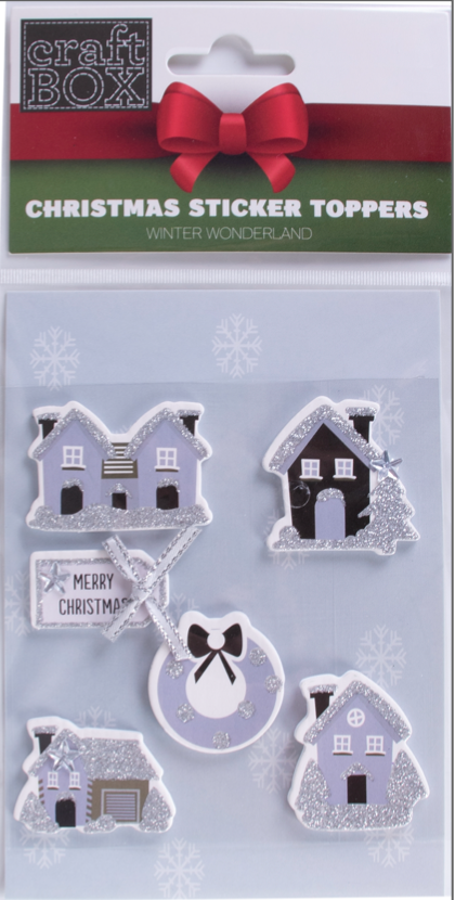 Xmas Sticker Toppers - Winter Wonderland