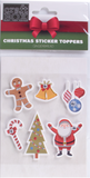 Xmas Sticker Toppers - Gingerbreads