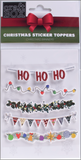 Xmas Sticker Toppers - Christmas Banners