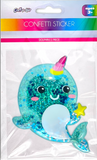 CONFETTI STICKER - DOLPHIN