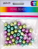 METALLIC ROUND/FLAT BEADS 25g