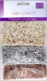 TUBE CONFETTI ASSORTMENT 15g GOLD/SILVER/BROWN