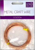 METAL CRAFT WIRE 5m - GOLD