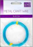 METAL CRAFT WIRE 5m - BLUE