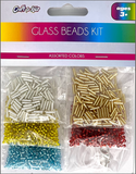 CRAFT FOR KIDS GLASS BEAD KIT -ASSORTED COLORS