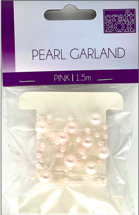 PEARL GARLAND 1.5m - PINK