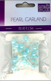 PEARL GARLAND 1.5m - BLUE