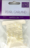 PEARL GARLAND 1.5m - WHITE