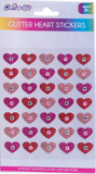 GLITTER & GEMS 35 PIECES - HEART