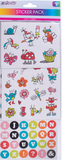 118 PCS STICKER PACK /3 SHEETS/ASSORTED STICKERS