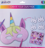4 PIECES MASK AND 2 STICKER SHEETS KIT - UNICORN