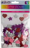 FOAM STICKERS PRINCESS ASSORTMENT-GLITTER