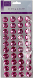 JUMBO GEMS - 40PC 20MM STONES PINK