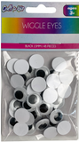 MOVING EYES - BLACK 15MM 48PCS