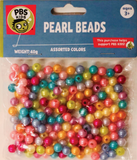Pearl Beads Assorted Colors 40G